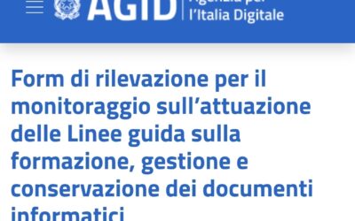 Gestione Documentale: Scade il 31 Dicembre il termine per il monitoraggio AgID